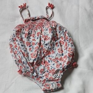 Tommy Bahama Floral Baby Romper